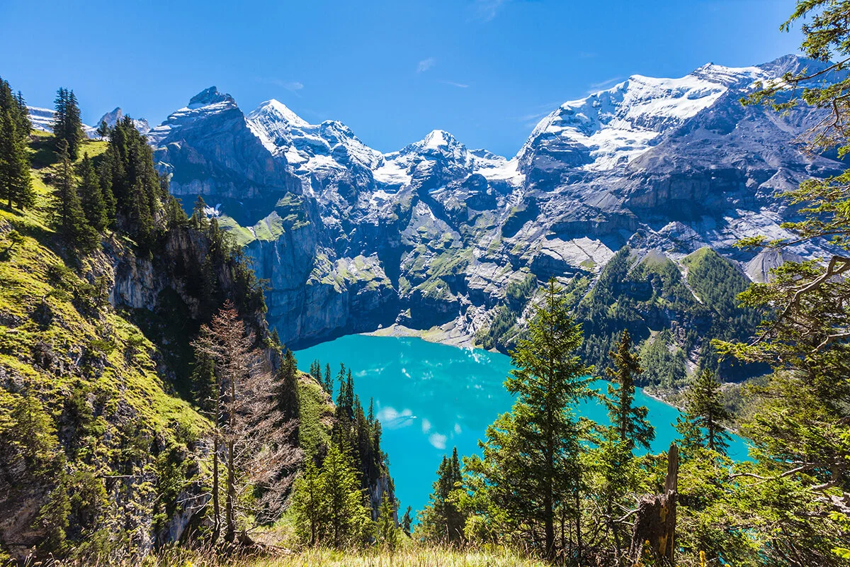 Pic of the Day: Hiking to the Oeschinensee in the Swiss Alps — The Cat &  The Peacock | Distinctive Travel For Curious People
